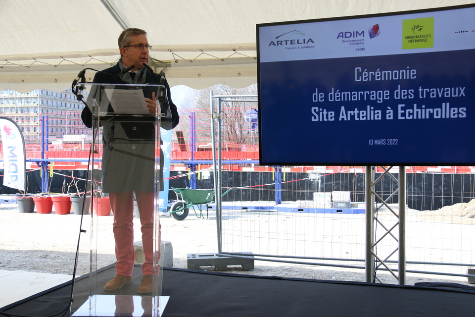 Première pierre Artélia Première pierre Artélia