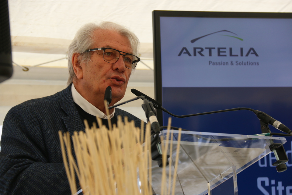 Première pierre Artélia Première pierre Artélia
