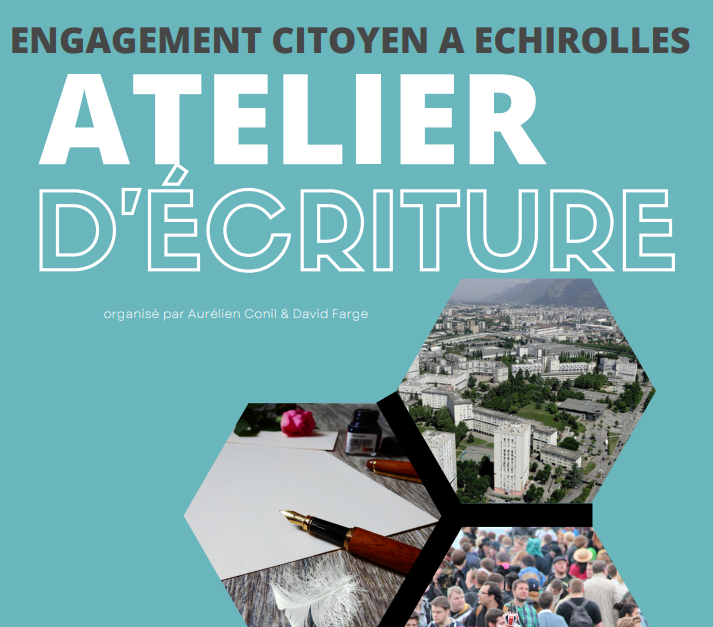 Image d'illustration de l'événement : Atelier d'écriture, engagement citoyen à Échirolles