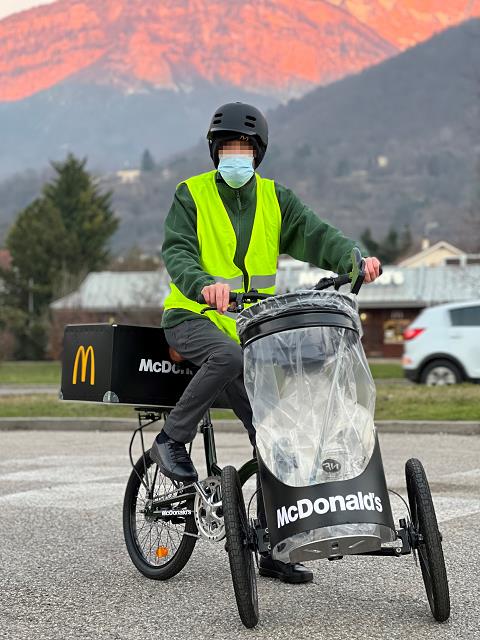 velo Mcdonald's velo Mcdonald's