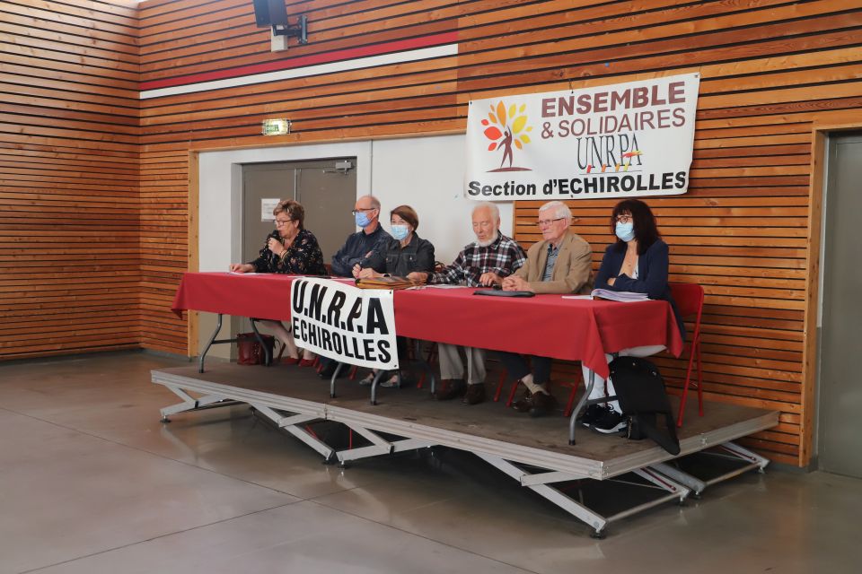 Le bureau de l'UNRPA a insisté sur la défense des droits des personnes âgé-es et la nécessité de relancer la dynamique au niveau de la section locale.