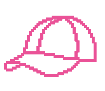 casquette en pixels