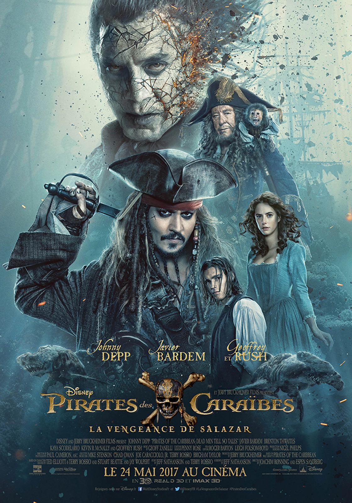 Affiche du film Pirate des Caraibes 5