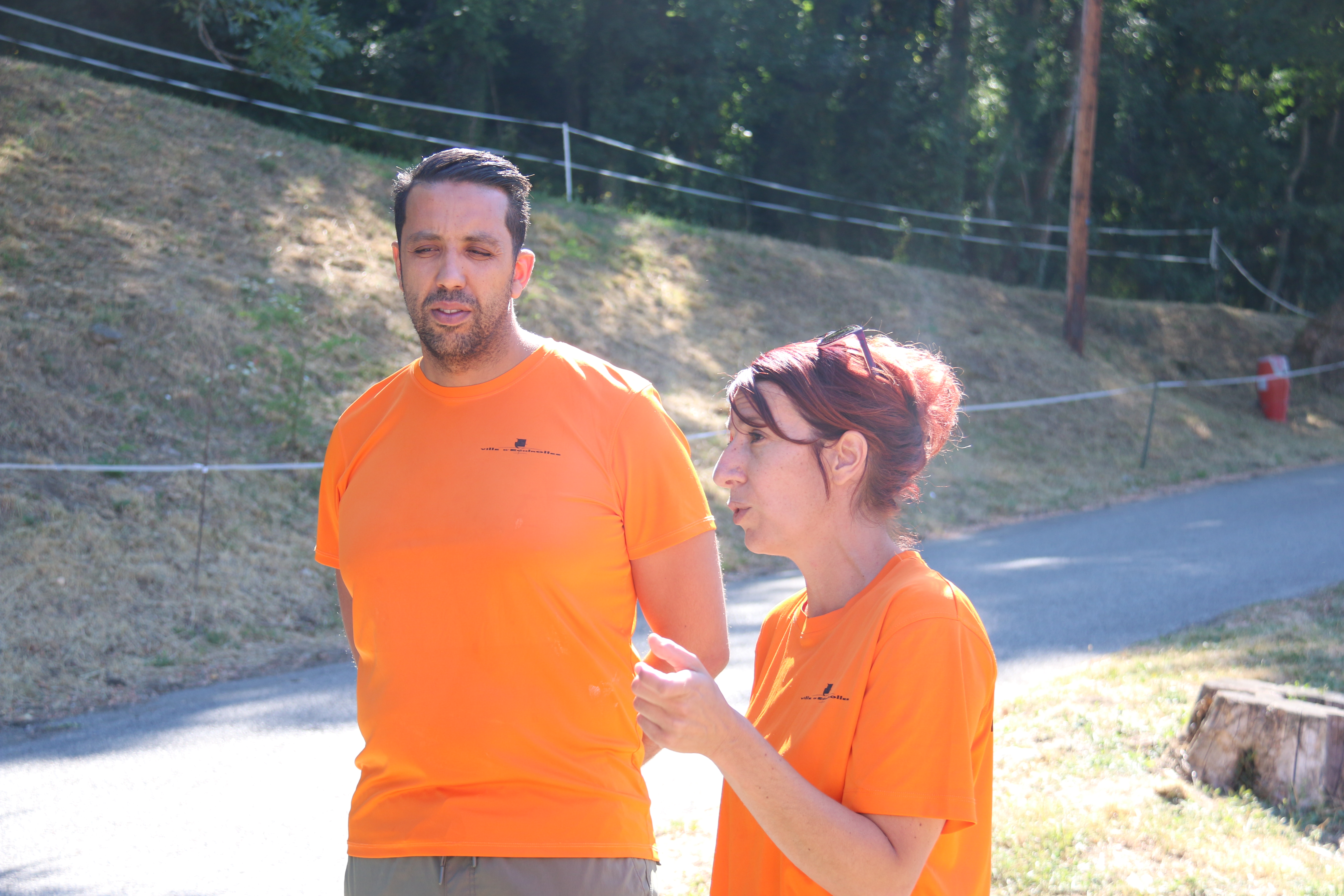 Kader et Caroline, 2 animateurs fondateurs du projet