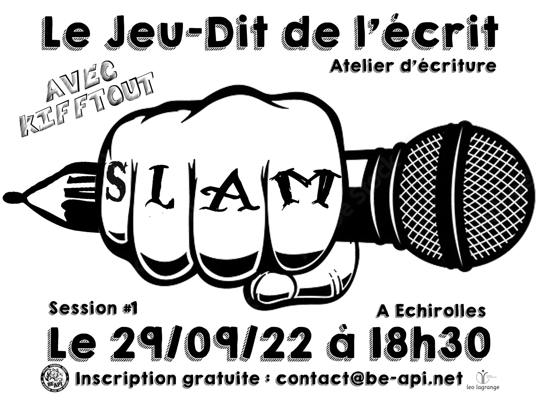 Jeu-dit de l'écrit, session 1 Jeu-dit de l'écrit, session 1 : dessin d'un micro dans une main