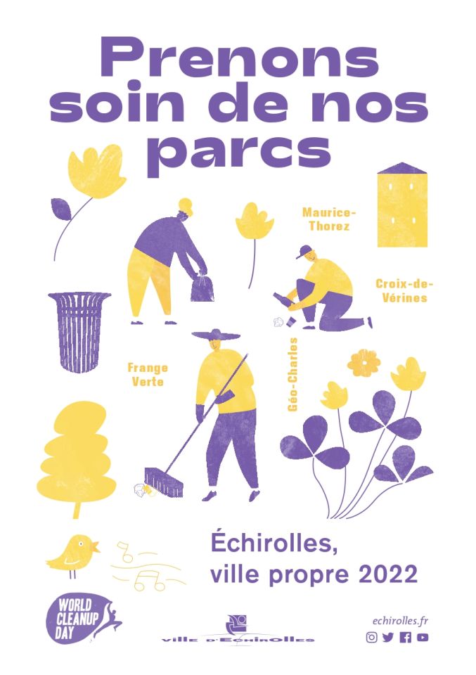 Proreté urbaine : Echirolles a pris soin de ses parcs L'opération de nettoyage des parcs, appelée à se renouveler, a aussi été l'occasion de lancer une campagne de sensibilisation auprès du grand public.