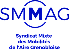 Le logo du SMMAG (Syndicat Mixte des Mobilités de l’Aire Grenobloise)