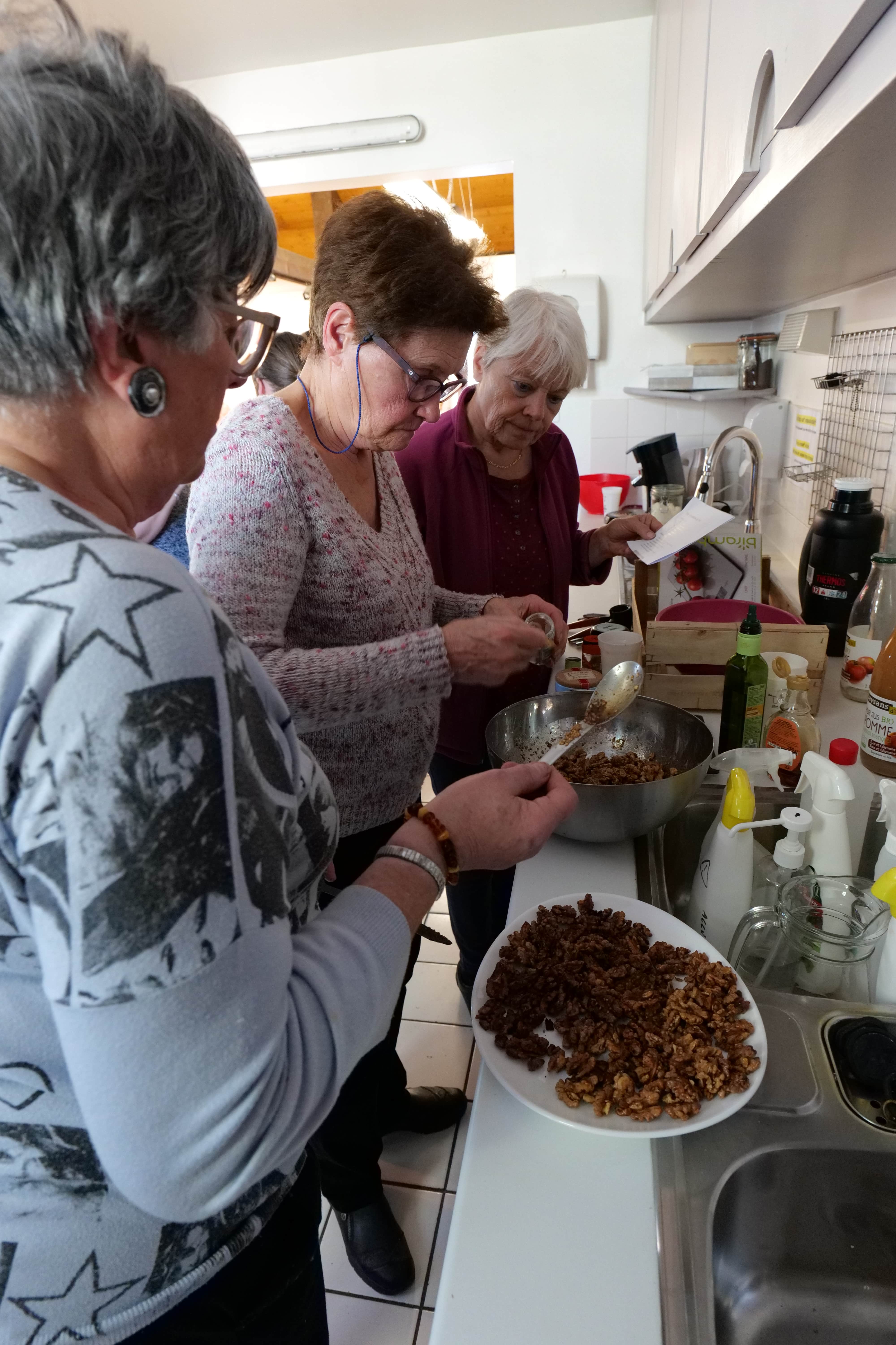 Une recette sucrée-salée qui ravit les palais des participants.