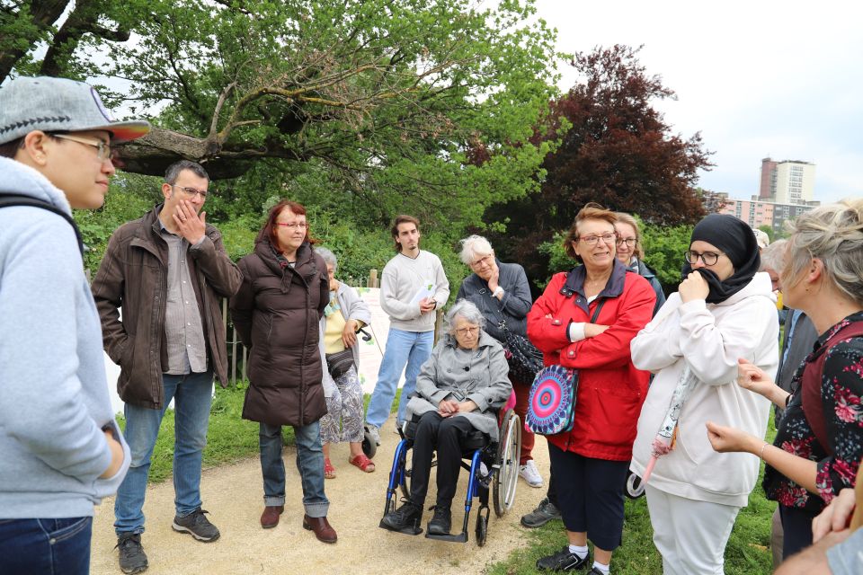 Encouragés par les témoignages de Gilbert et Laure, du verge grenoblois de l'Essen'Ciel, les habitant-es du secteur ont fait preuve d'envie et de nombreuses propositions pour faire vivre le verger collectivement.