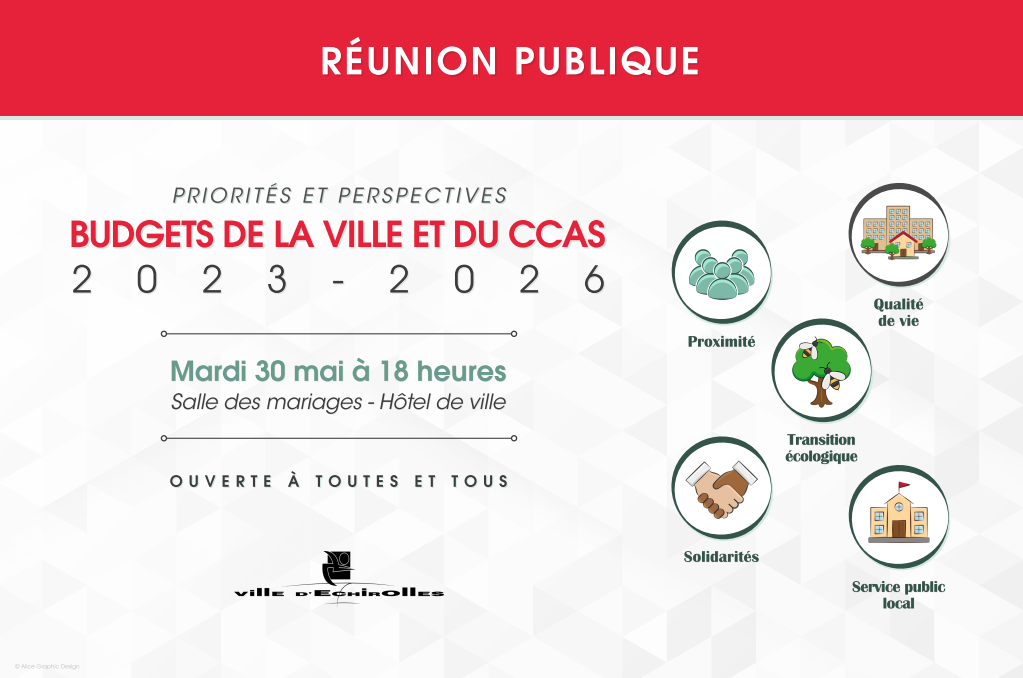 Image agenda pour la réunion budget