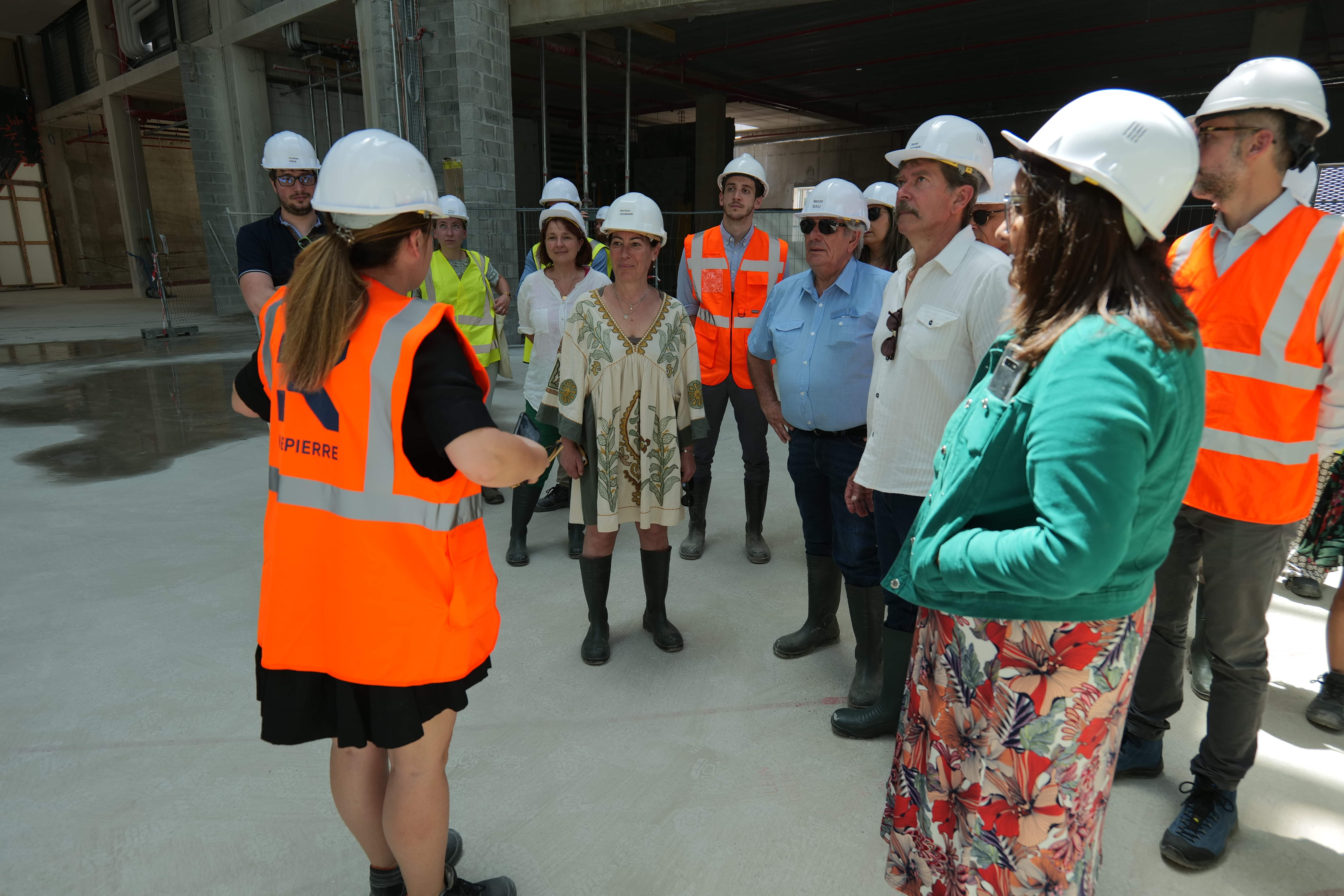 Daniela Lauret, directrice de développement au sein du groupe Klépierre, présentait l'avancée des travaux.