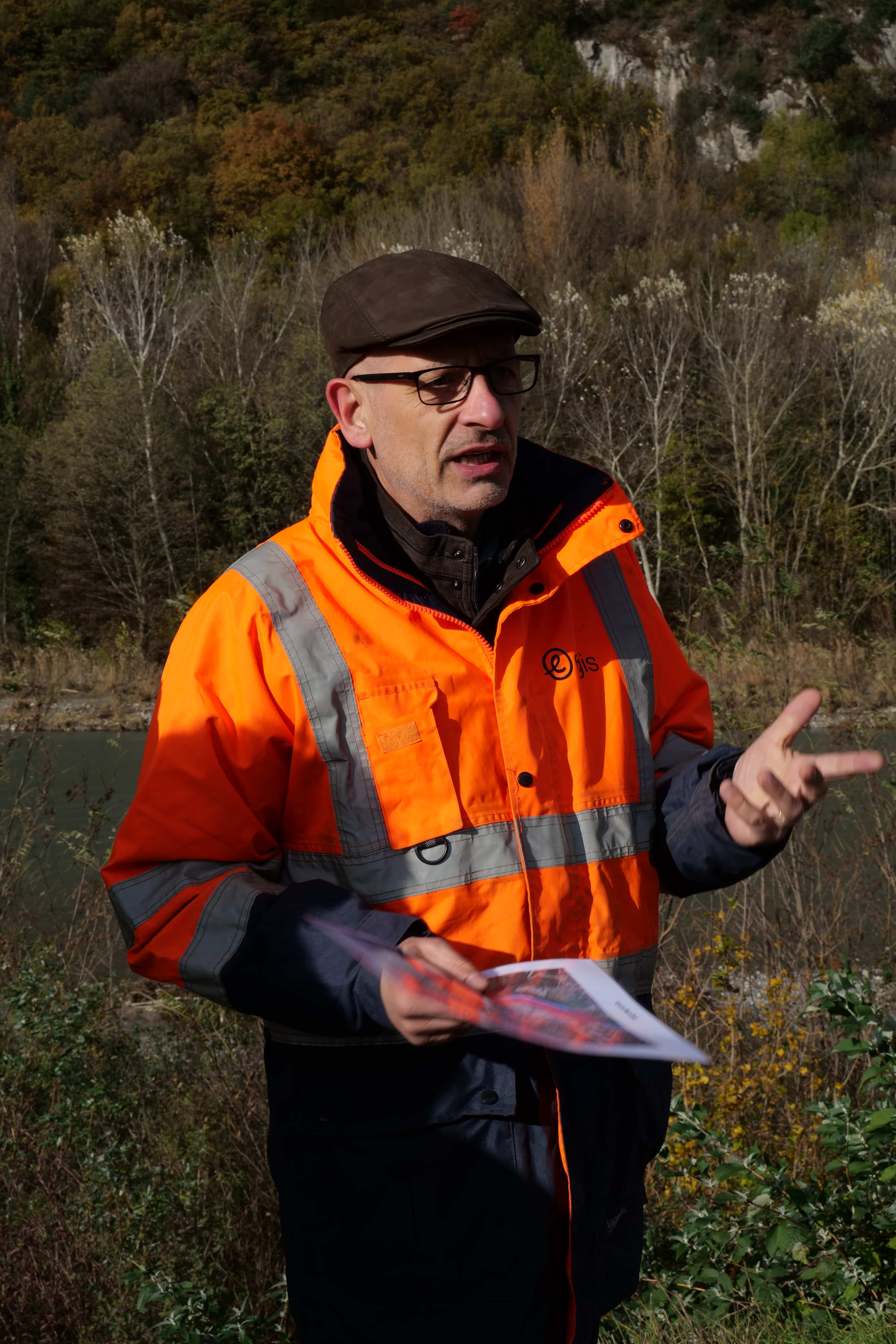 Jean-Philippe Pinchart, d'Egis, expliquait les travaux à venir.