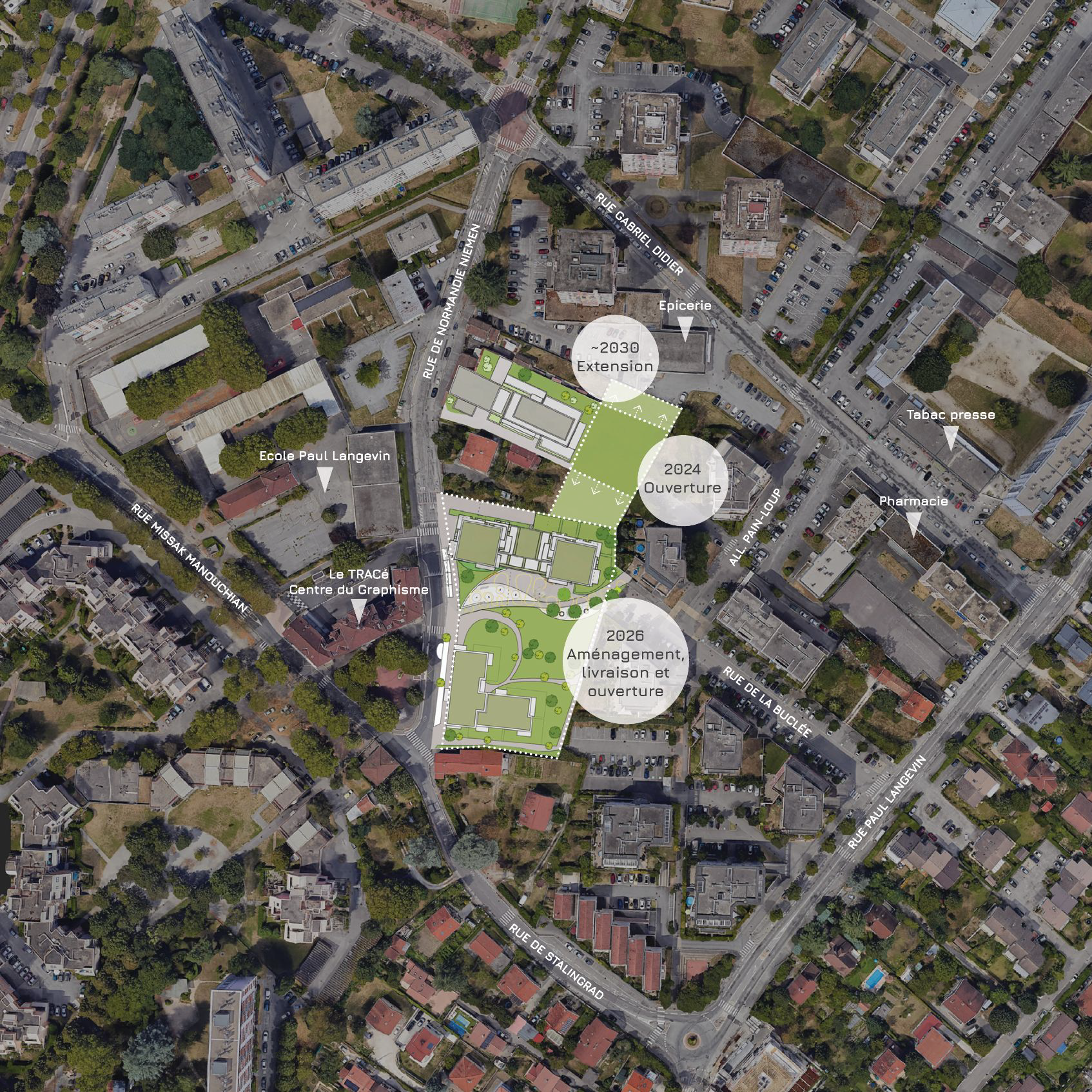Le parc est intégré au sein des projets Duo et Ecrin du Vercors. Le parc est intégré au sein des projets Duo et Ecrin du Vercors.