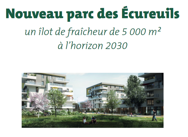 Image agenda de la réunion sur le nouveau parc des écureuils