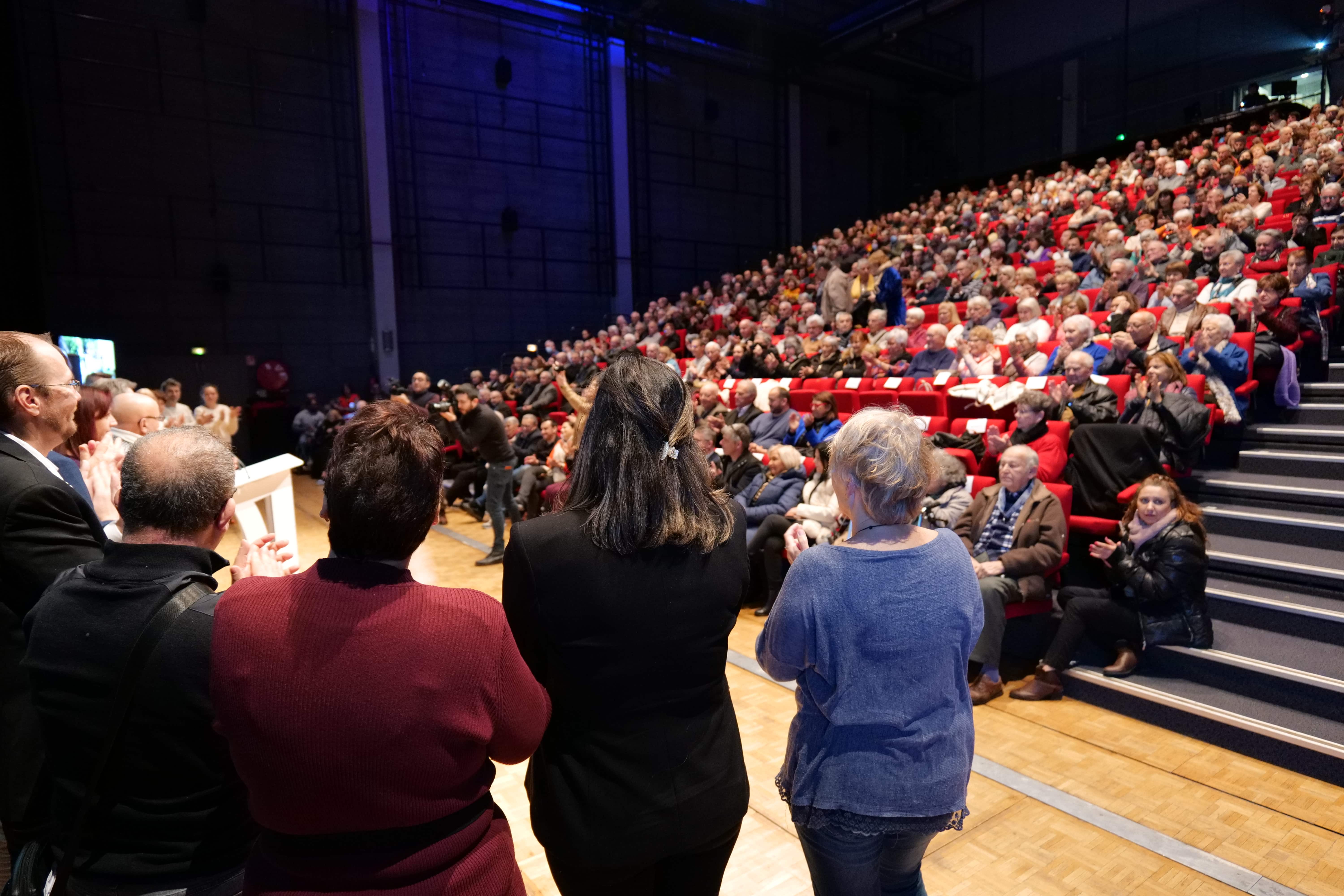 Les voeux se sont déroulés ce dimanche 14 janvier, dans une salle comble.