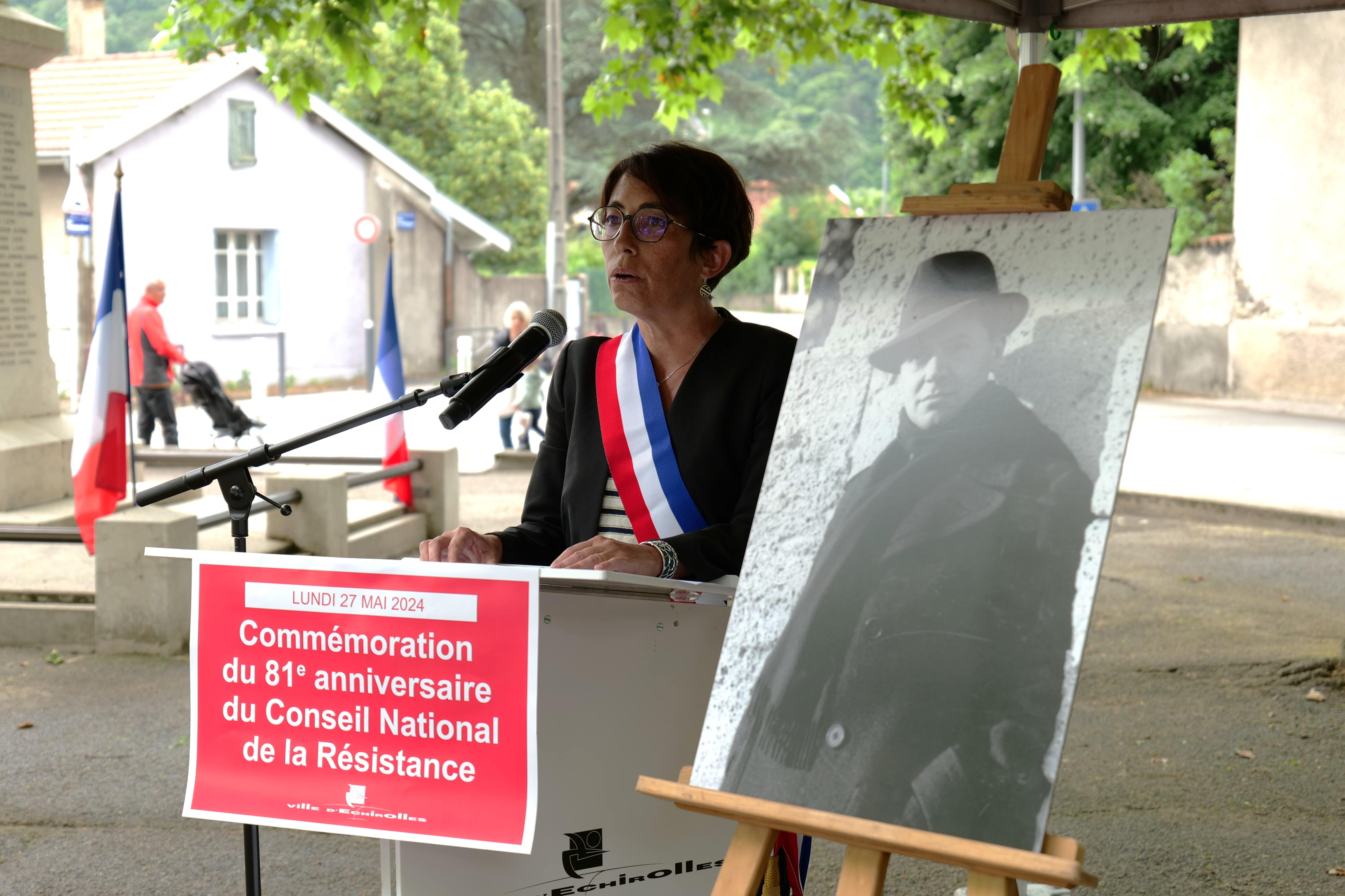 Amandine Demore a commémoré la création du CNR.