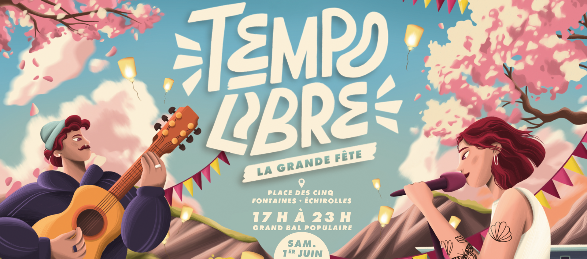 Le 1er juin, on fait la fête place des Cinq Fontaines ! Slider