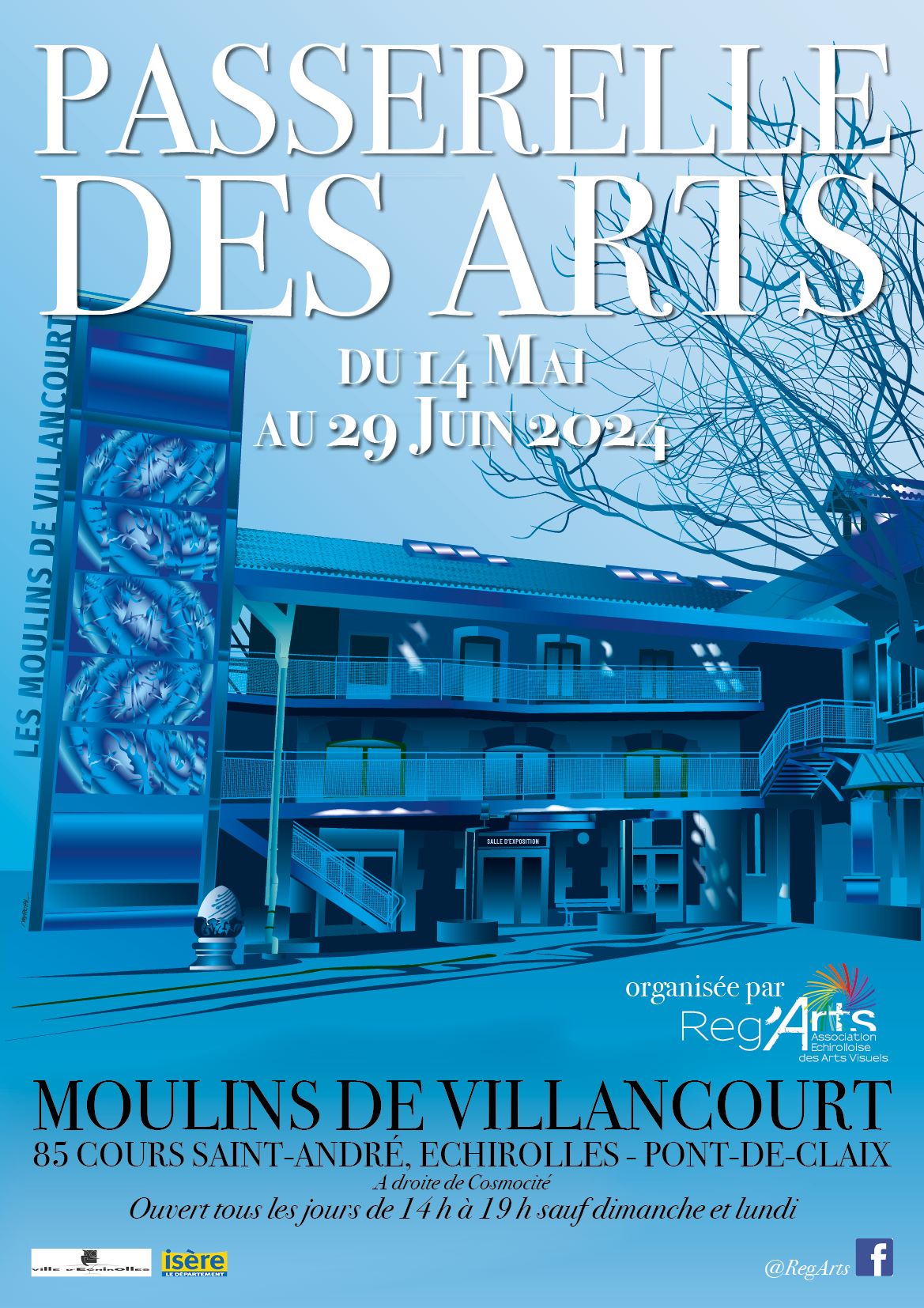 affiche passerelle des arts 