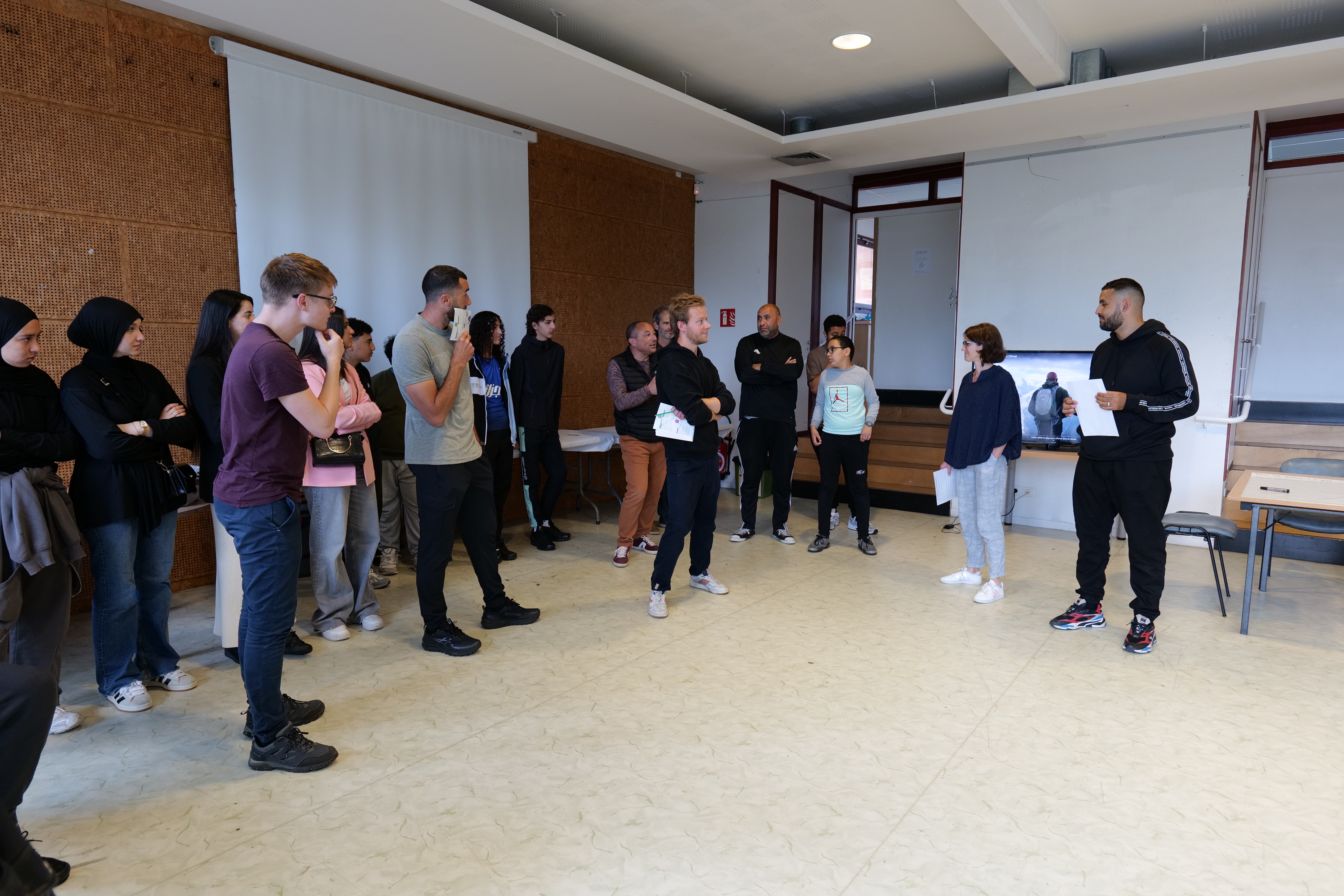 Echanges et intermèdes interactifs ont rythmé la soirée.