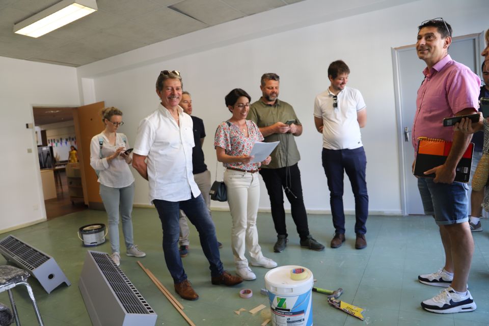 Visite de chantier : Premier volet de l'été