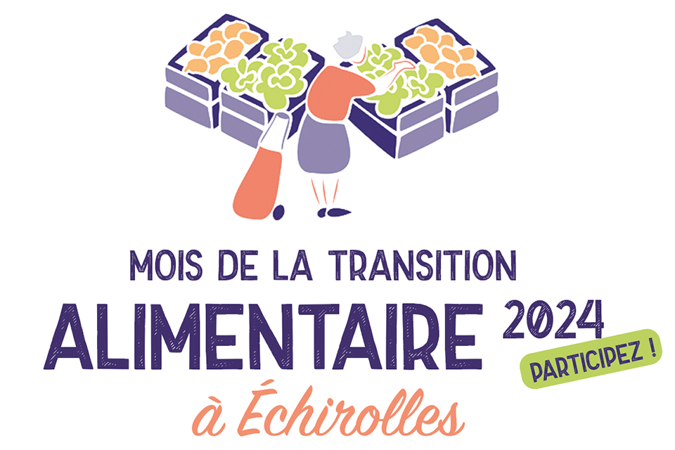 Mois de la Transition alimentaire Personnages faisant leur marché