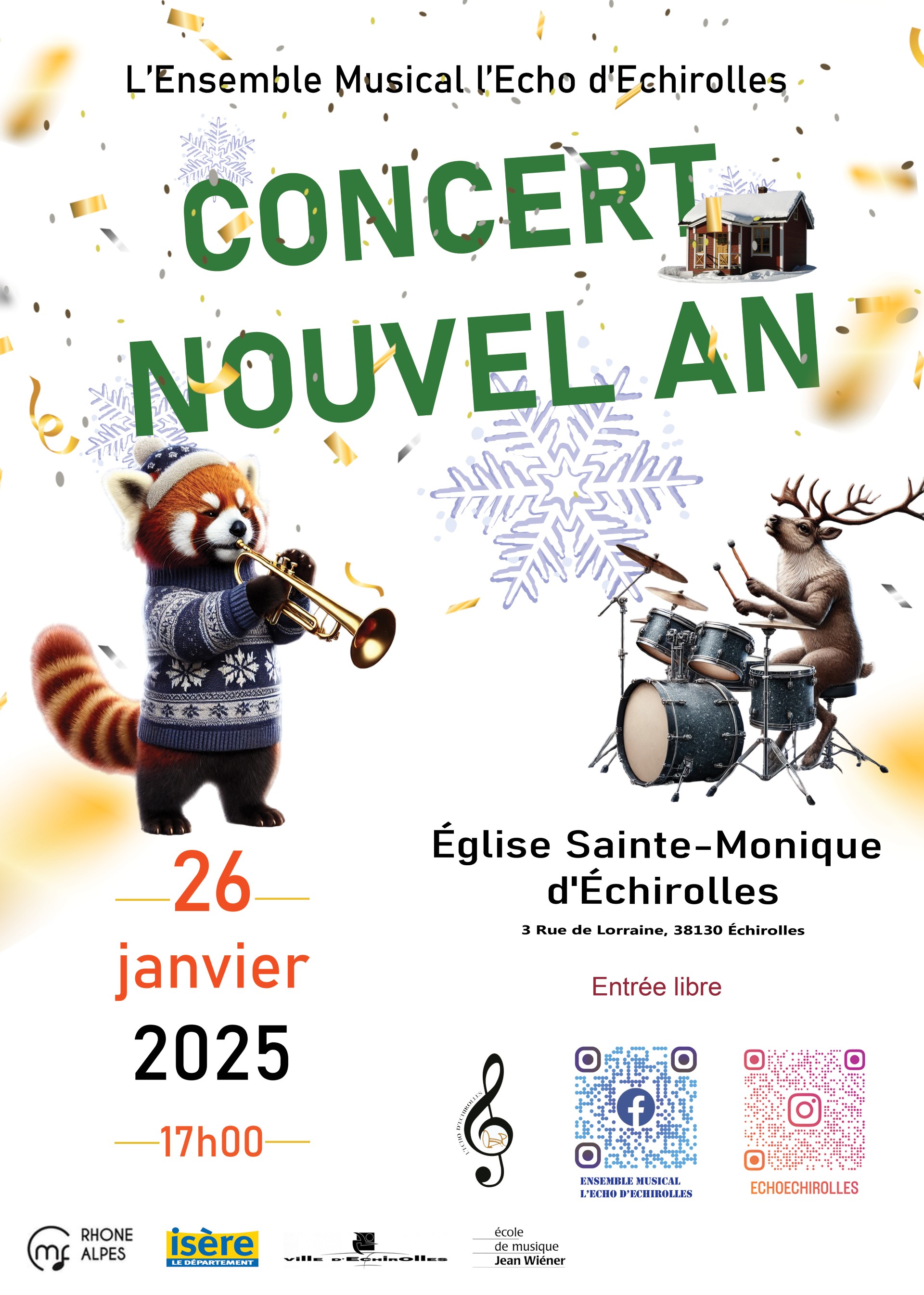 Concert nouvel an affiche Concert nouvel an affiche