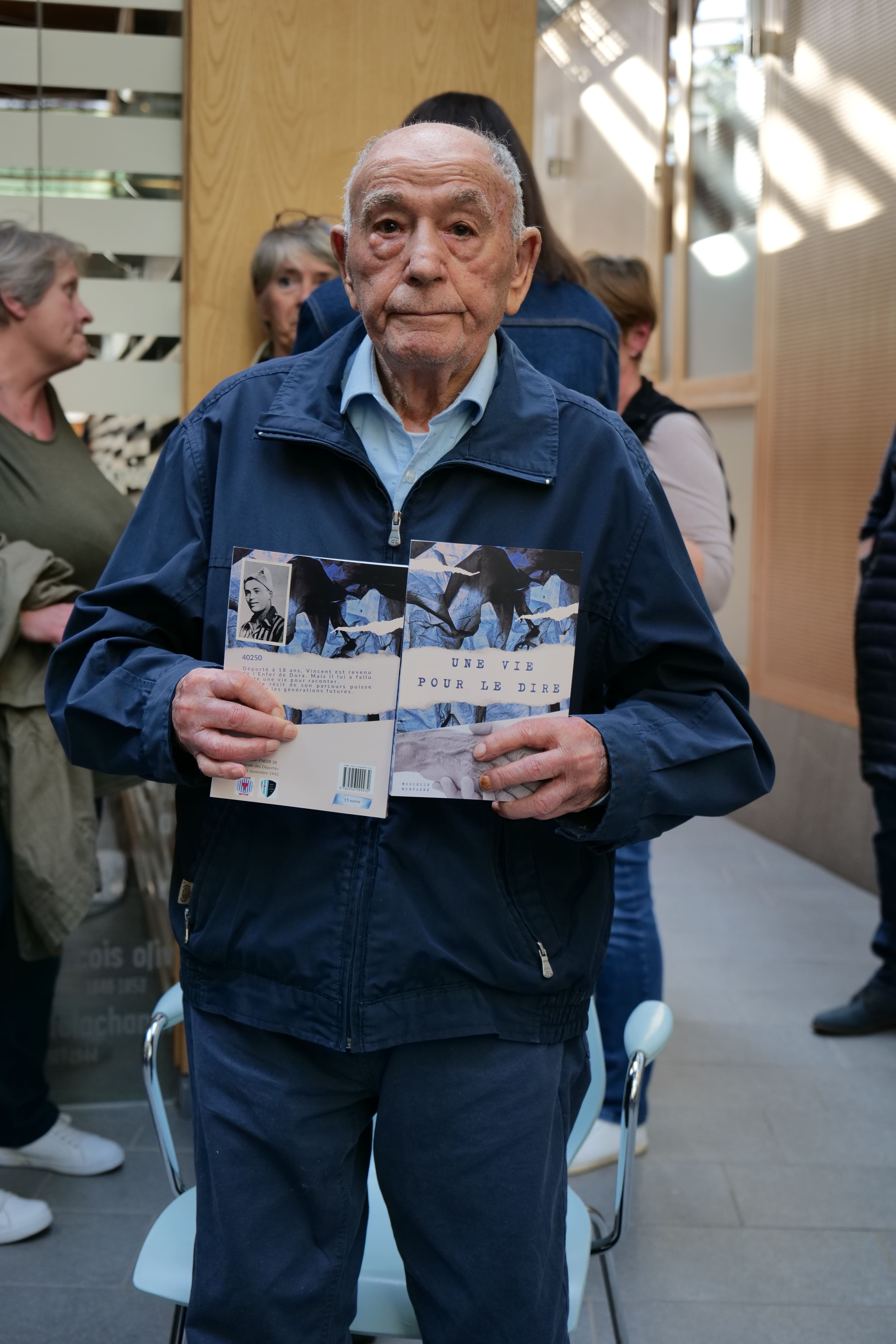 Vincent Malerba, dernier résistant grenoblois déporté lors du 11 novembre 1943.
