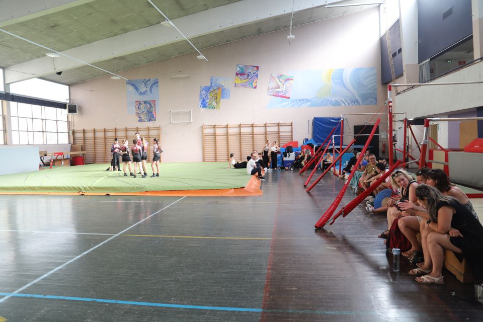 Les usagers du gymnase – les élèves des écoles David et Couturier, les danseurs d'Idéale danse, les gymnastes de l'ALE, les adhérents de la GV et de l'AS Bayard – bénéficient depuis un an de conditions de pratique optimales.  