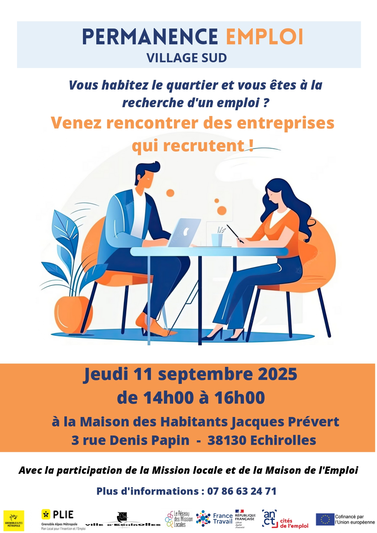 Permanence Emploi Village Sud 