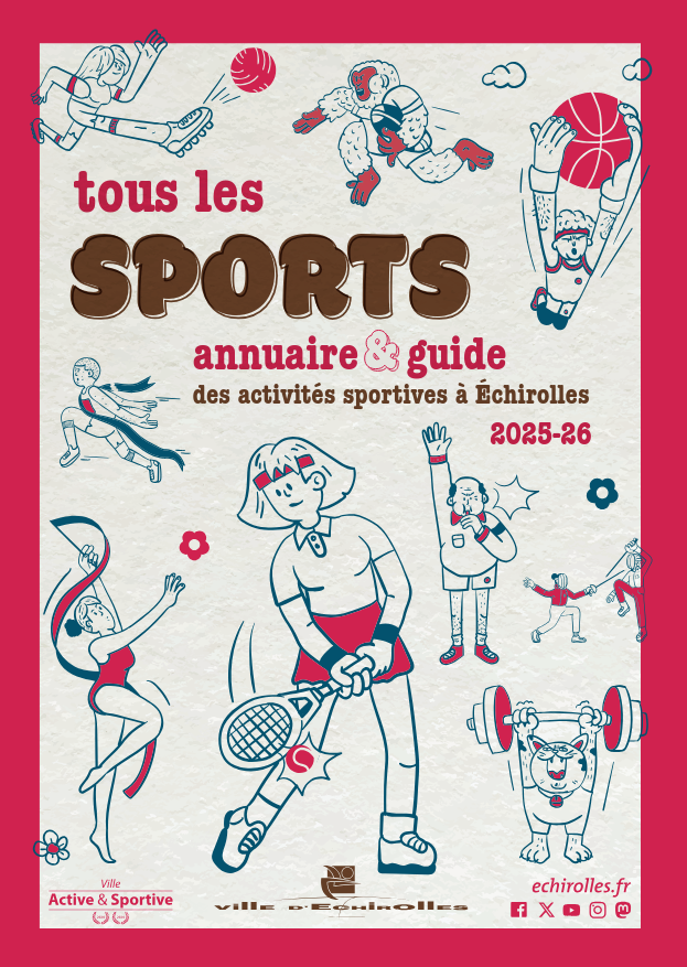 Guide des sports 25-26 Couverture du guide des sports 25-26