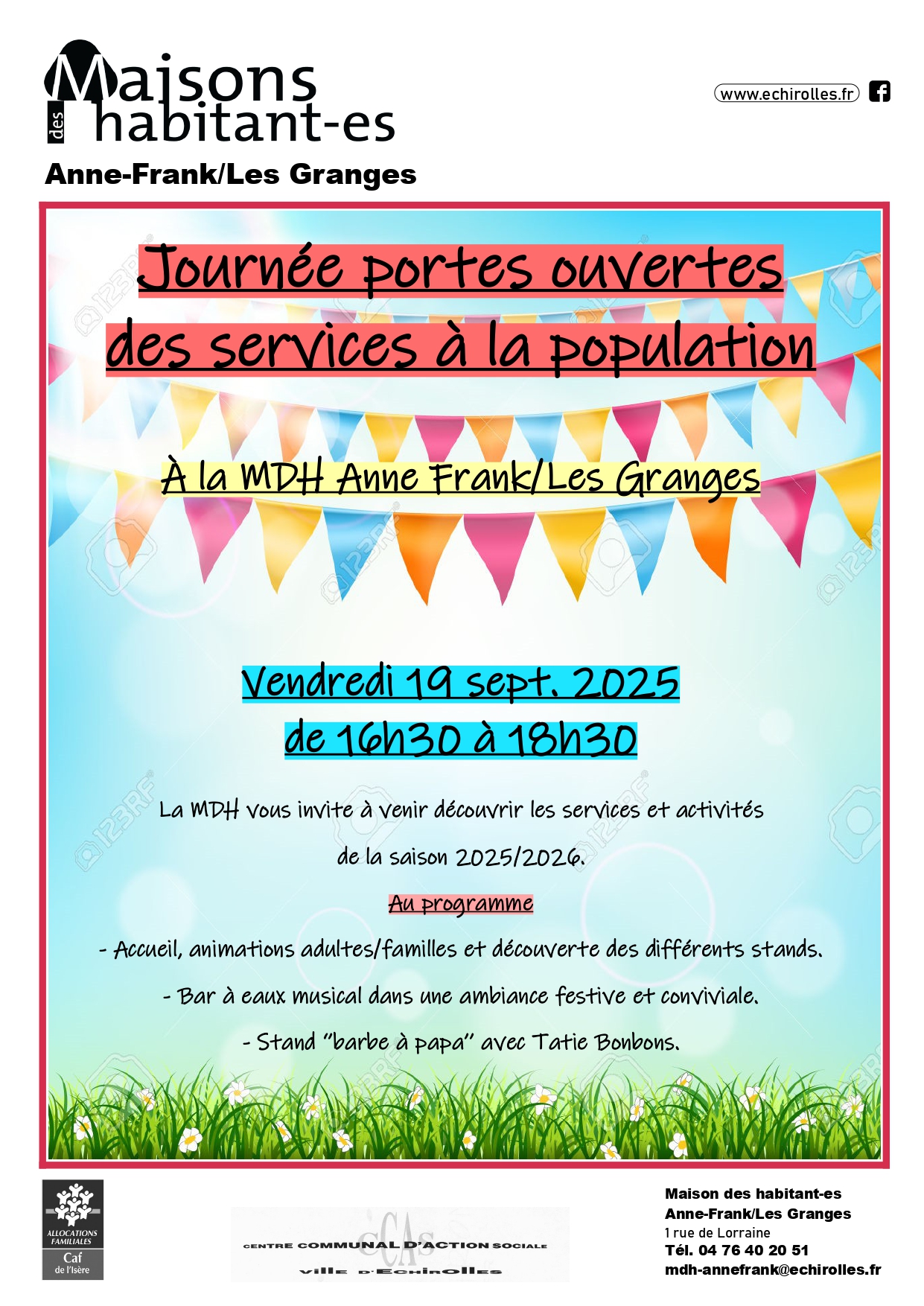 JPO - MDH Anne Frank/Les Granges JPO MDH Anne Frank/Les Granges