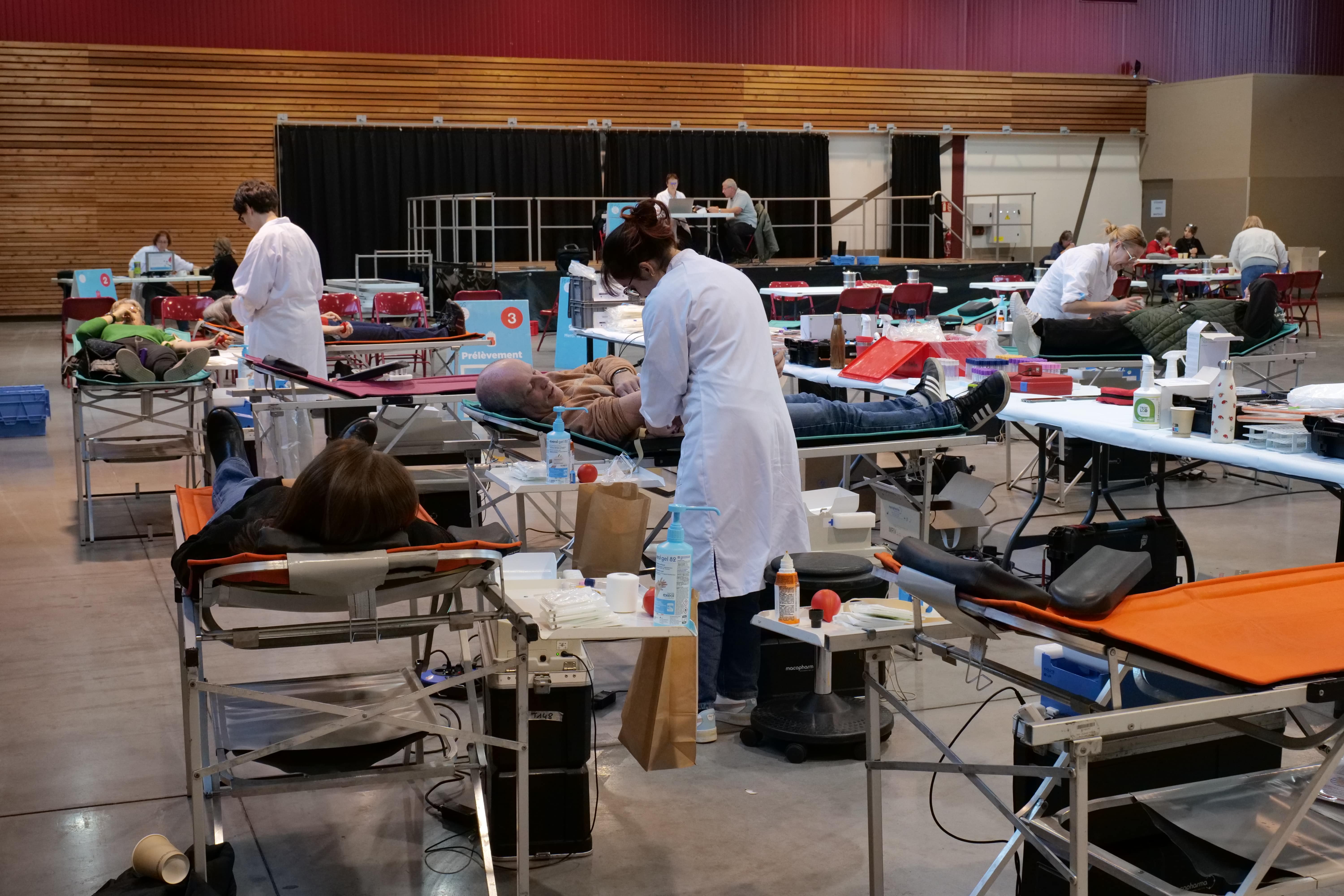 80 donneurs ont fait le déplacement ce mercredi à la salle des fêtes.