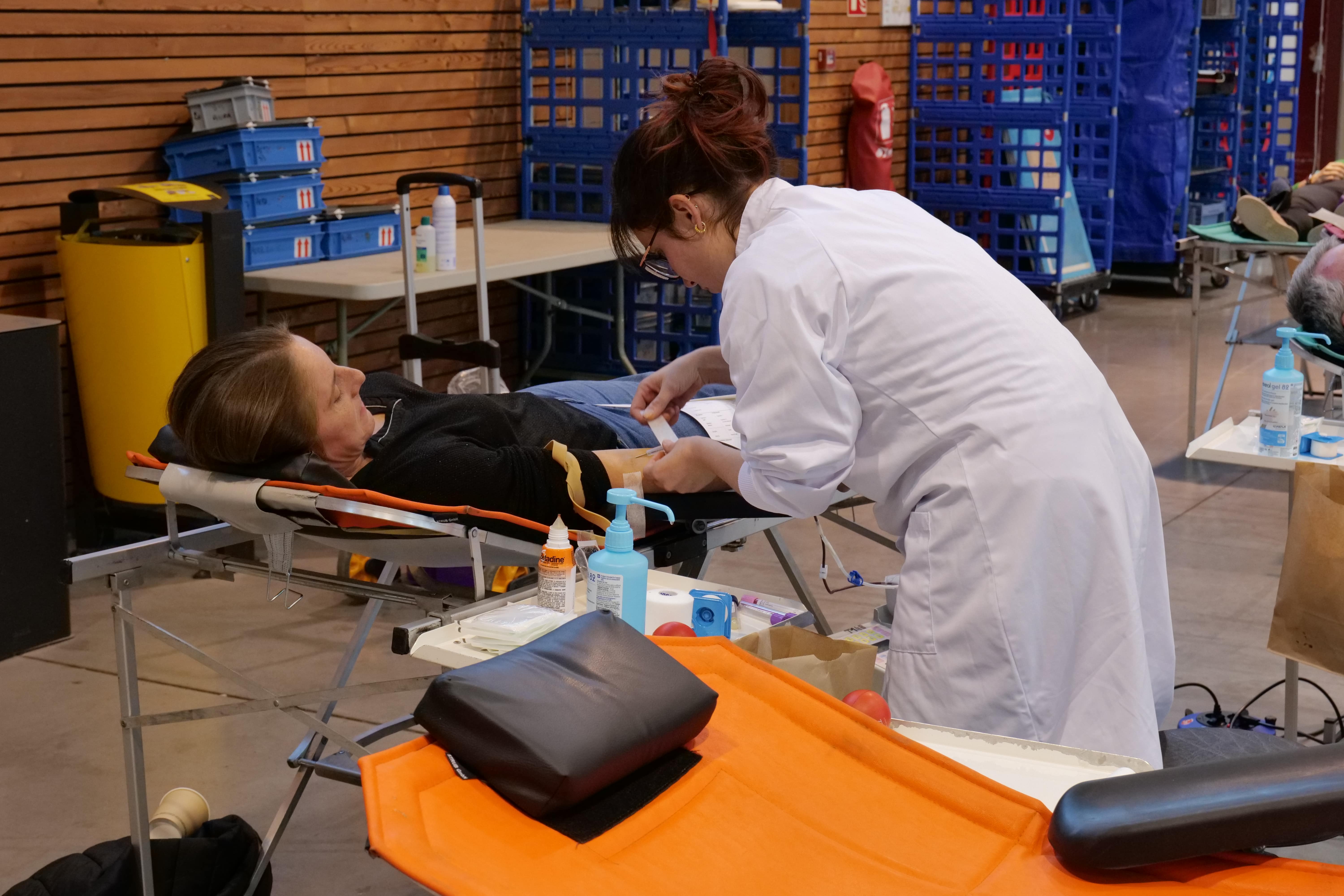 80 donneurs ont fait le déplacement ce mercredi à la salle des fêtes.