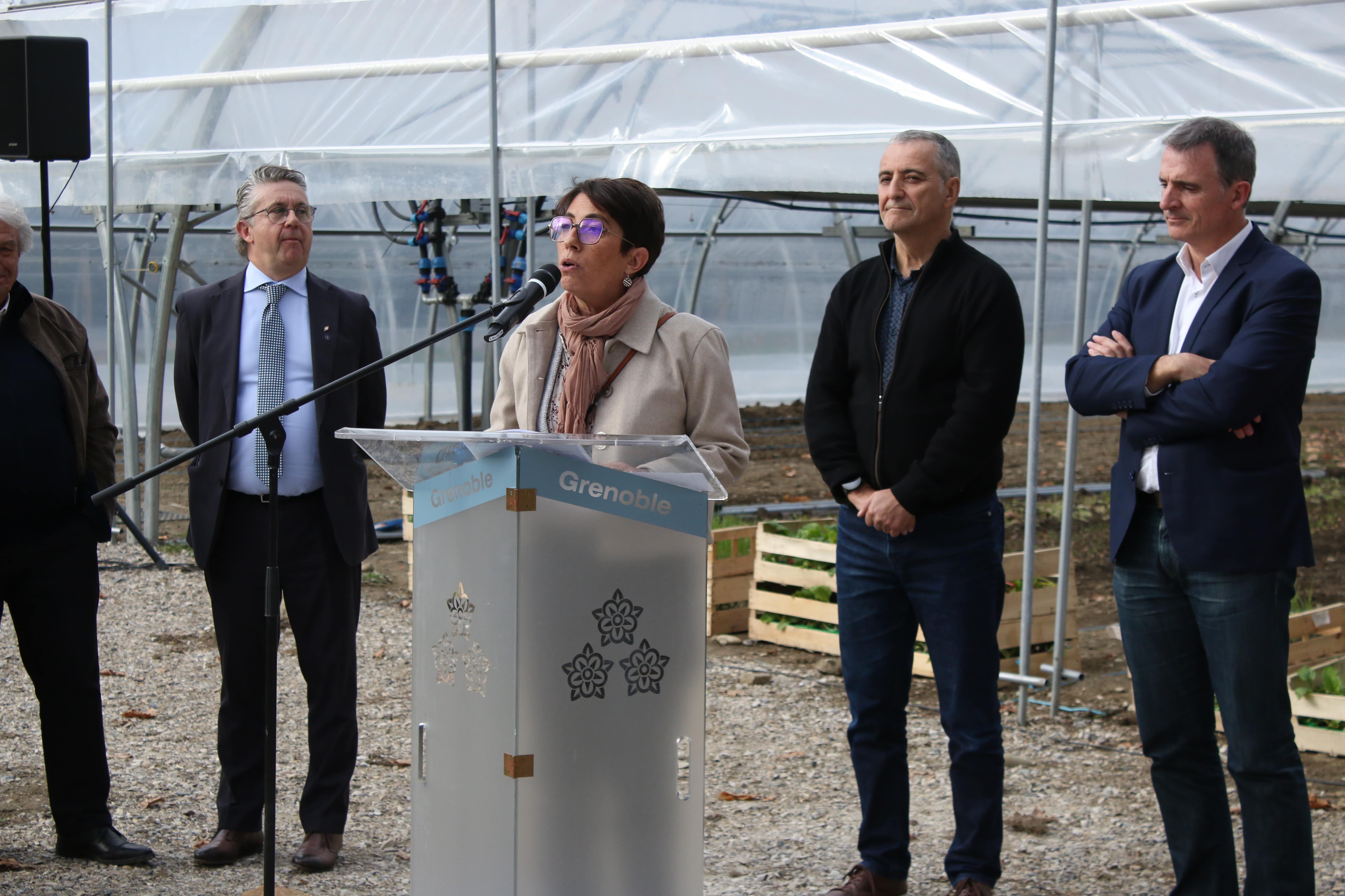 Amandine Demore se félicitait de l'arrivée d'un producteur de produits de qualité vendus aux habitants en circuit court.