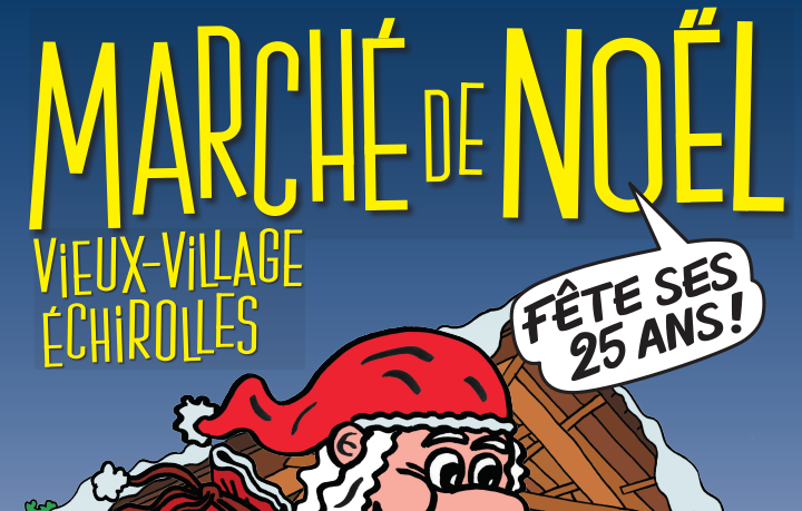 Affiche marché de Noel AVVE 2025