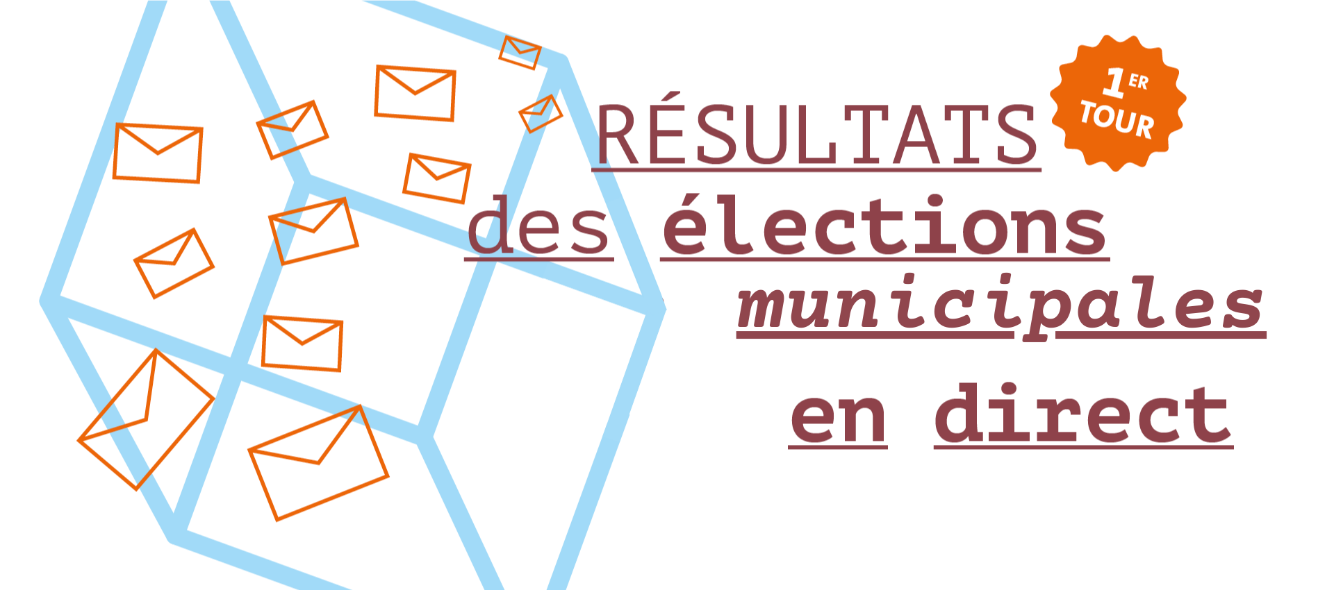 Bulletins de vote dans une boite