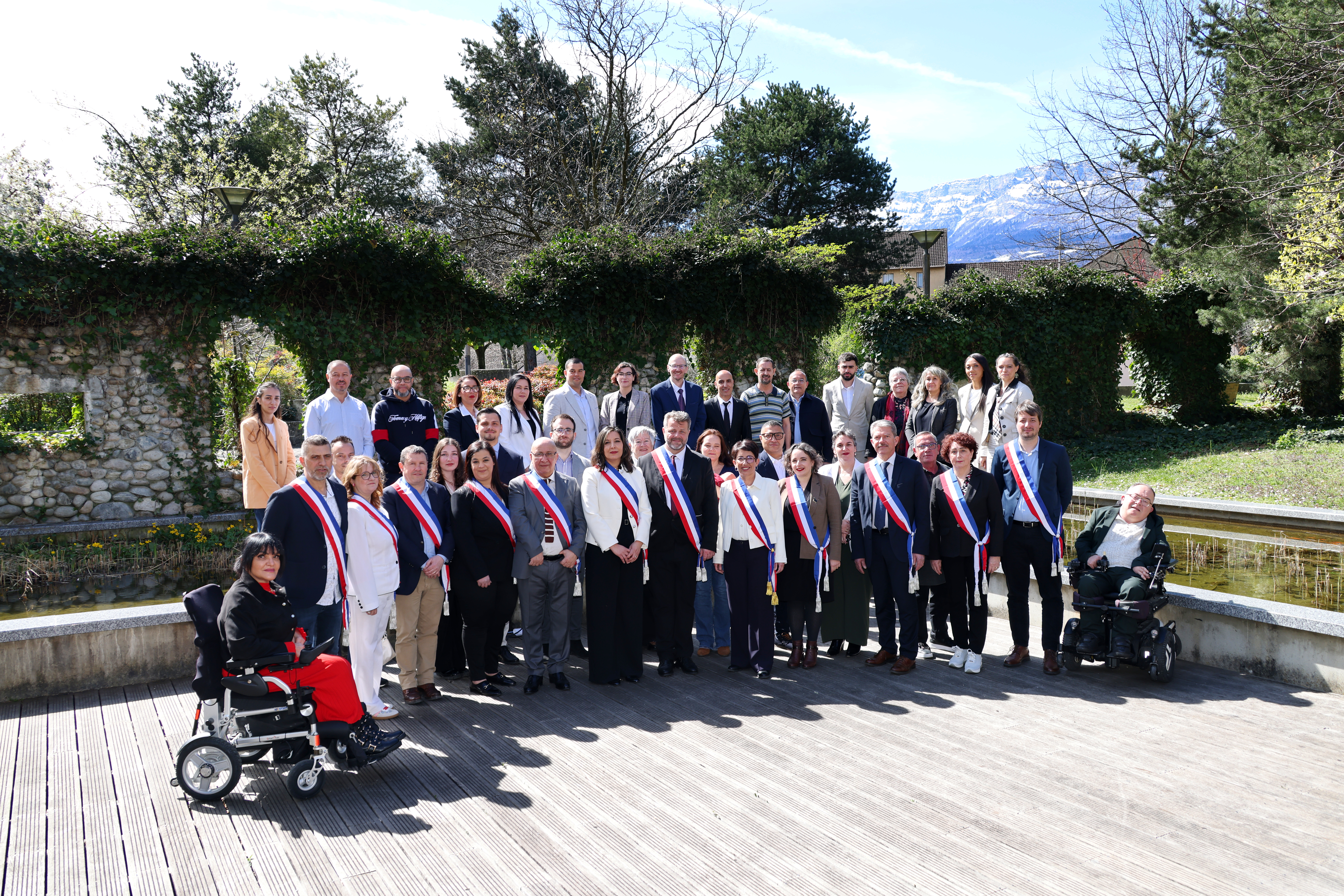 Photo du conseil municipal élu en 2026