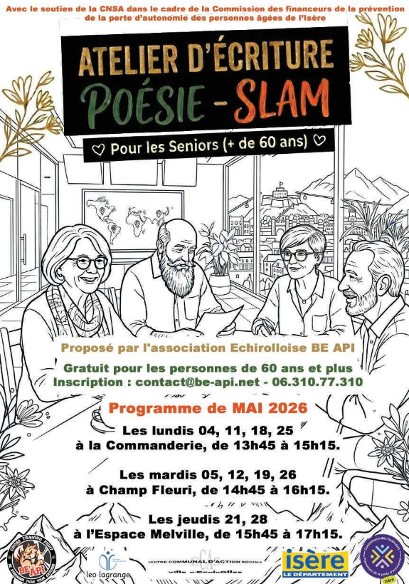 Atelier poésie slam