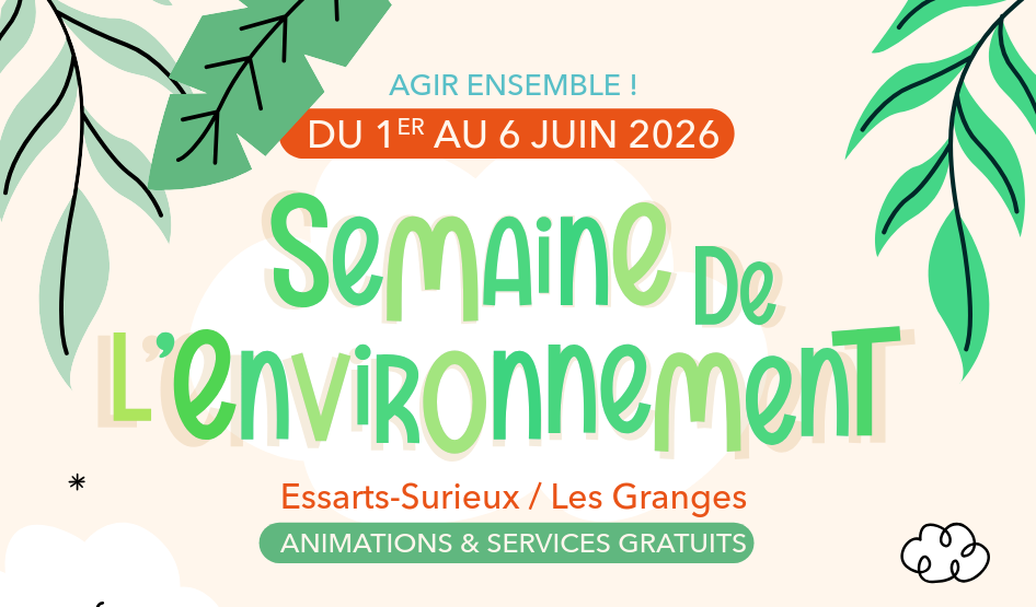 Visuel pour la semaine de l'environnement