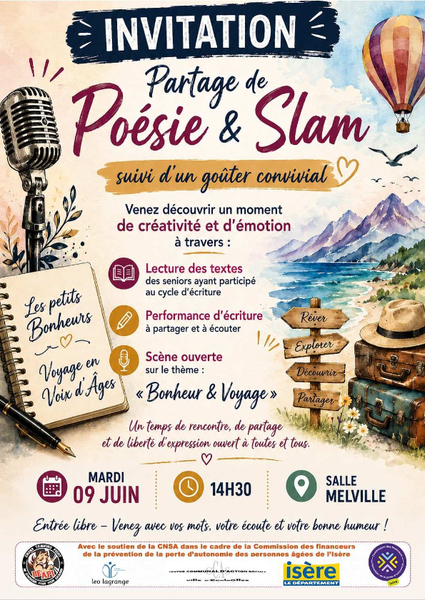 Partage de poésie et slam