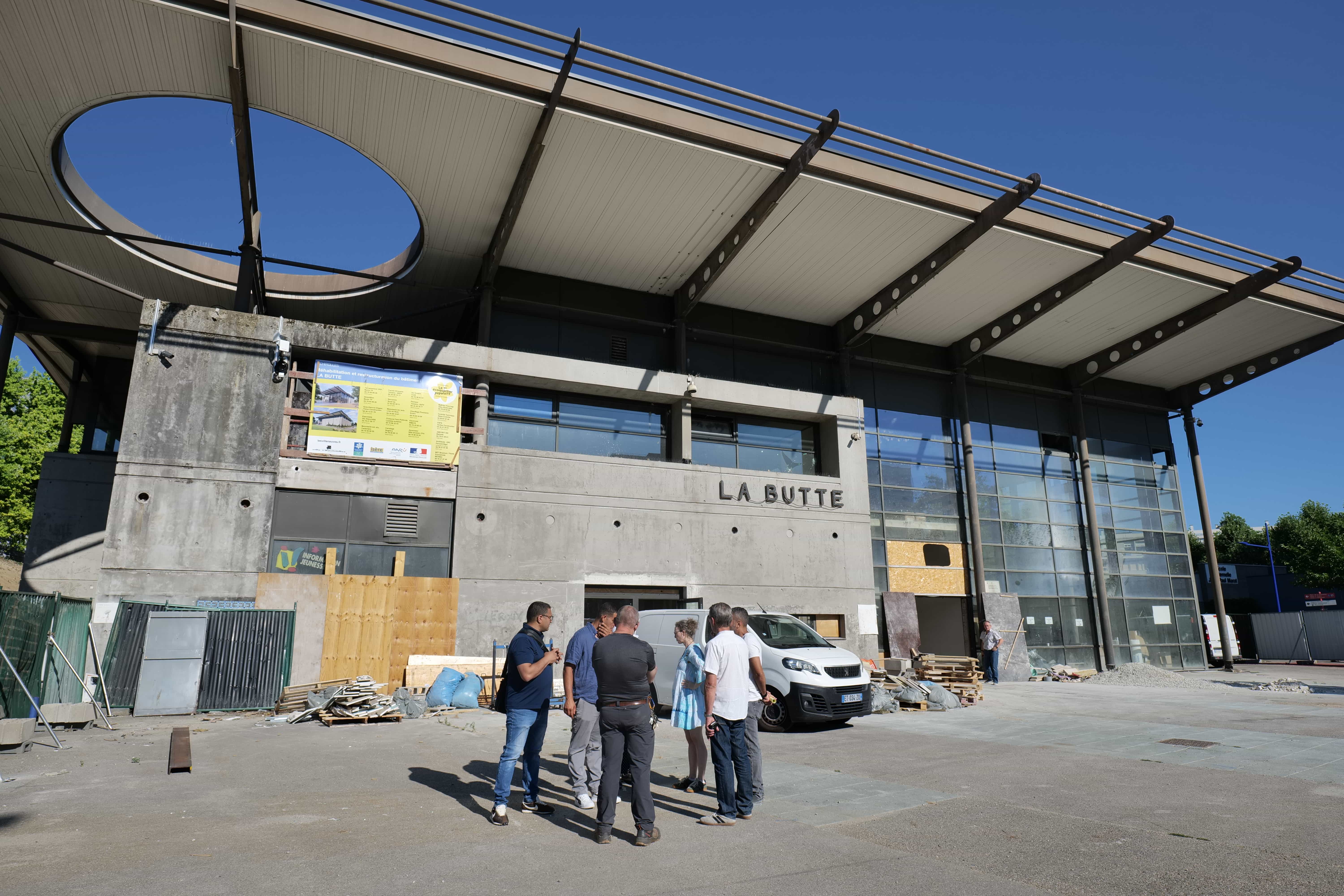 Les chantiers d'été ont été visités par la municipalité, notamment La Butte.