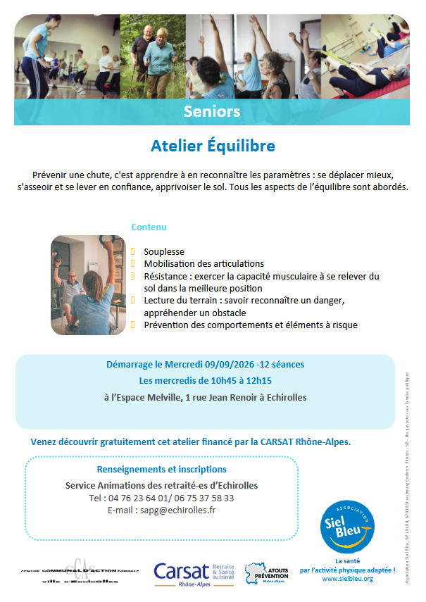 Atelier équilibre