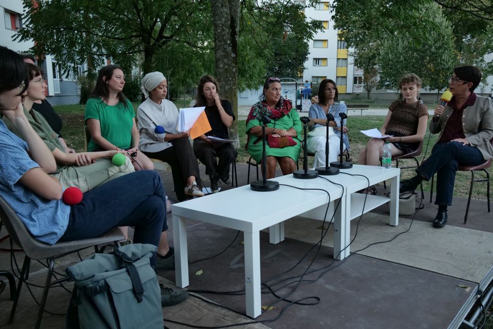 La maire Amandine Demore a notamment participé au plateau radio pour dire son attachement et celui de la Ville au centre de santé qu'elle soutient dans ses actions de pérennisation. 