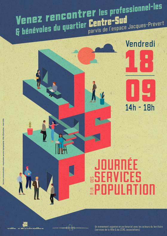 Affiche des JSP dans le quartier Centre-Sud