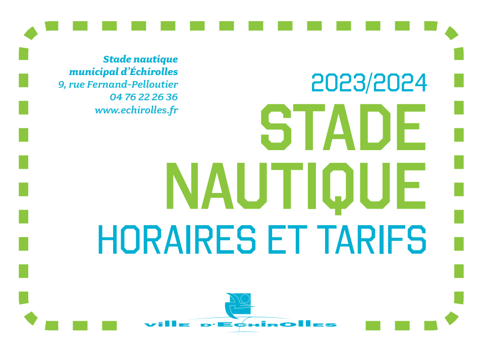 horaires stade nautique