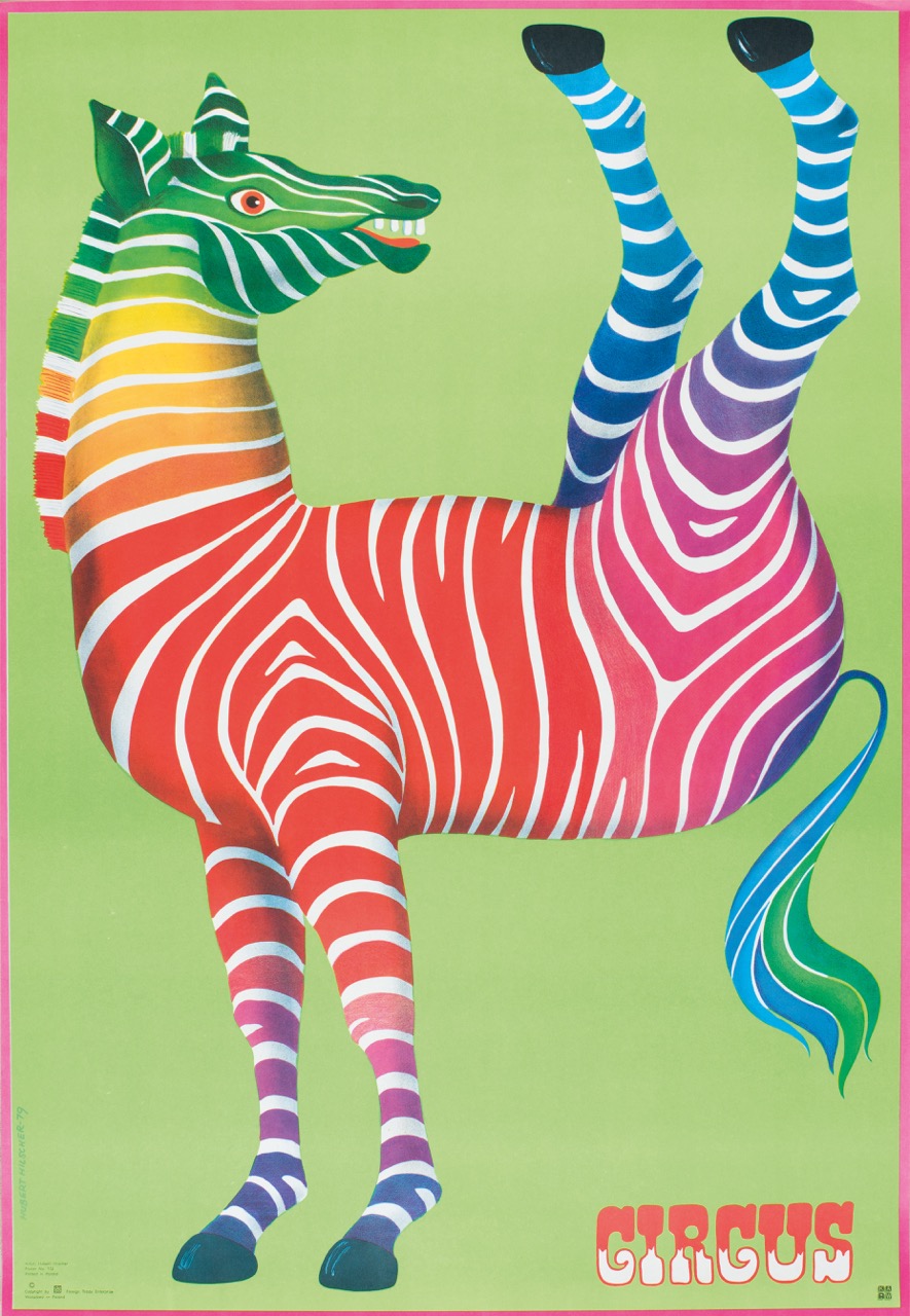 CIRCUS. Hubert Hilscher. Affiche CIRCUS. Hubert Hilscher. 1979