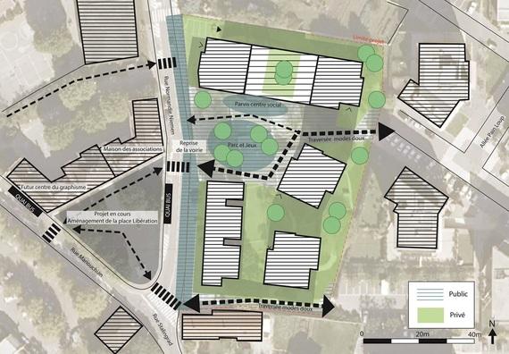 Plan de l'aménagement du secteur des Ecureuils Plan de l'aménagement du secteur des Ecureuils