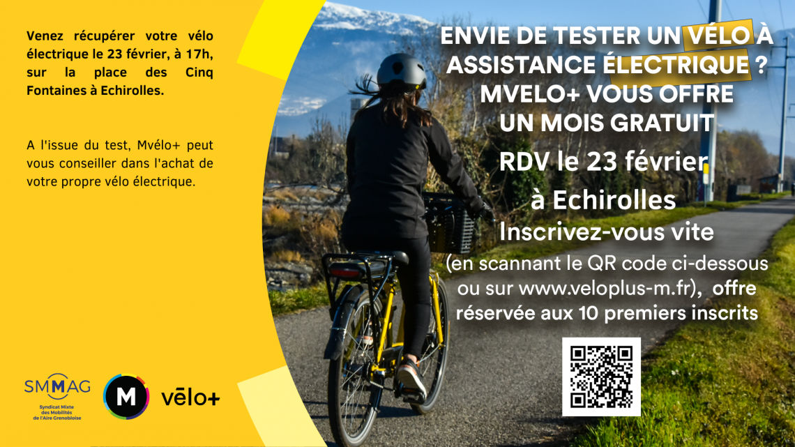 Venez tester un Vélo à Assistance Électrique ! Visuel de la journée de test des Vélos à Assistance Electrique
