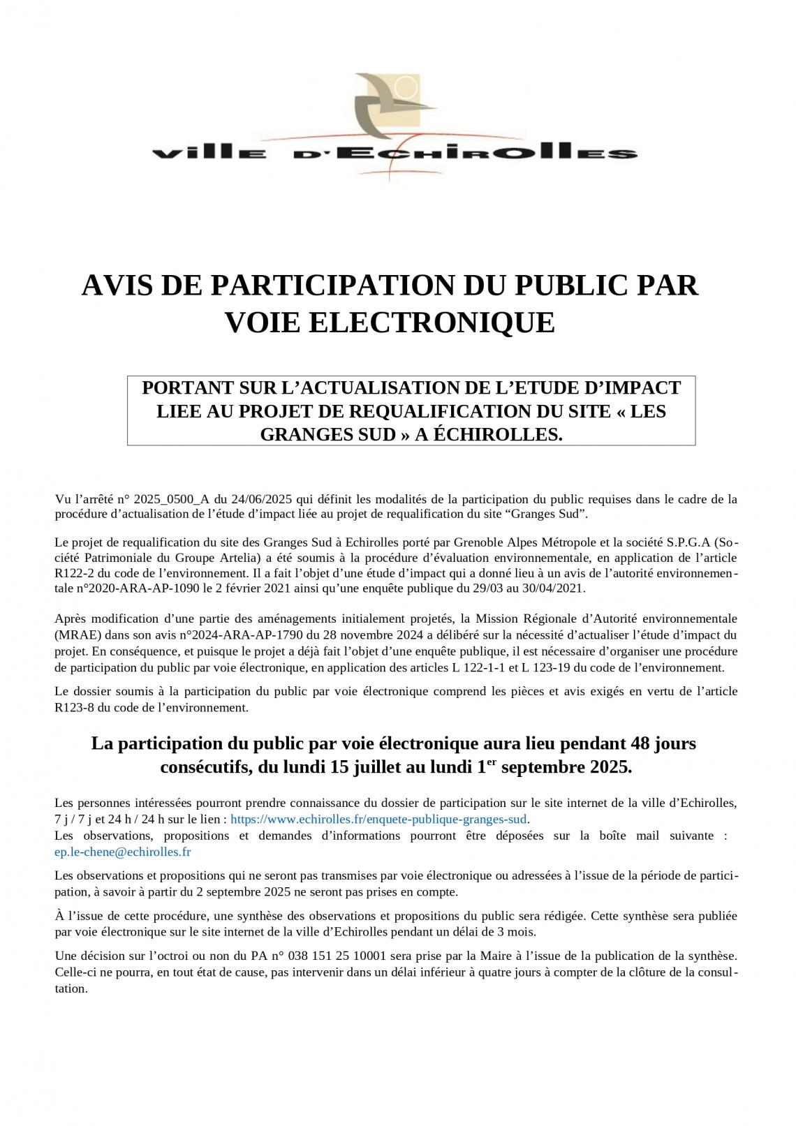 Avis participation numérique