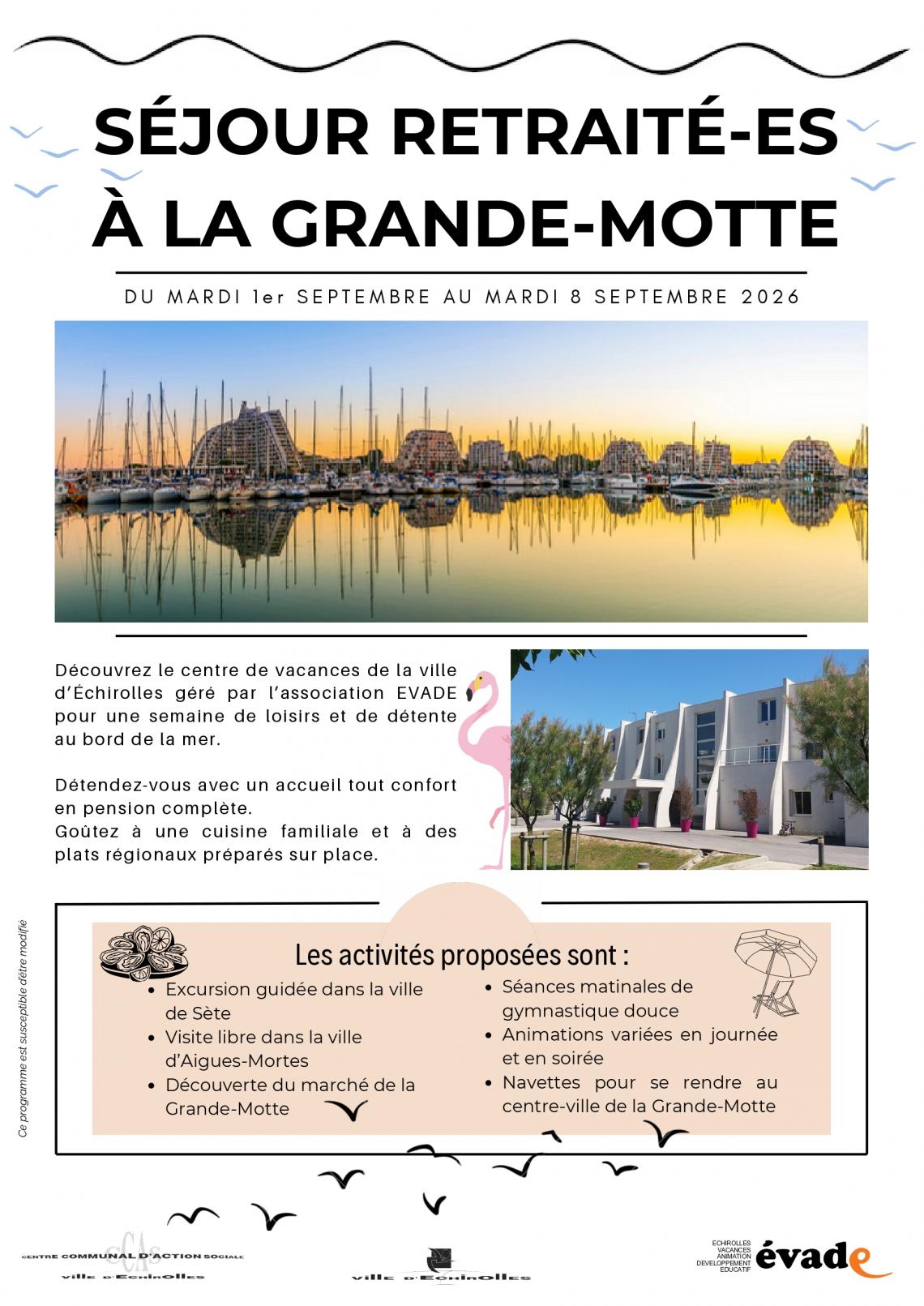 Séjour Grande-Motte